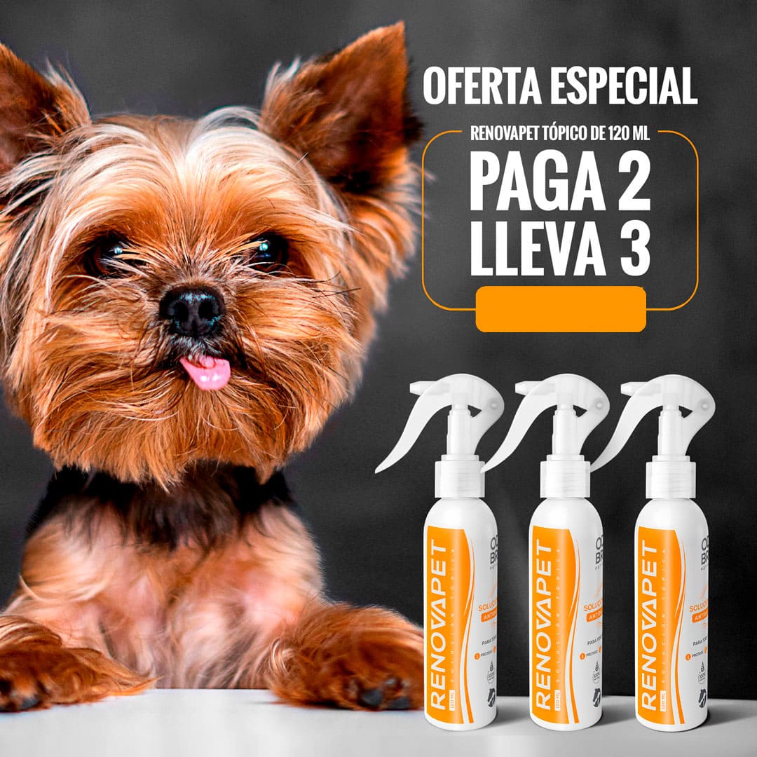 Renovapet Tópico 🐶 - Protege La Piel De Bacterias & Ácaros
